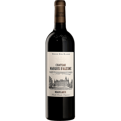 Château Marquis d'Alesme 2012 Margaux 3eme grand cru classé 75cL