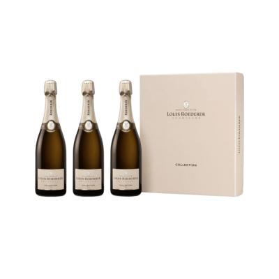 Champagne Louis Roederer Collection Brut Coffret Luxe 3 Bouteilles 75cL